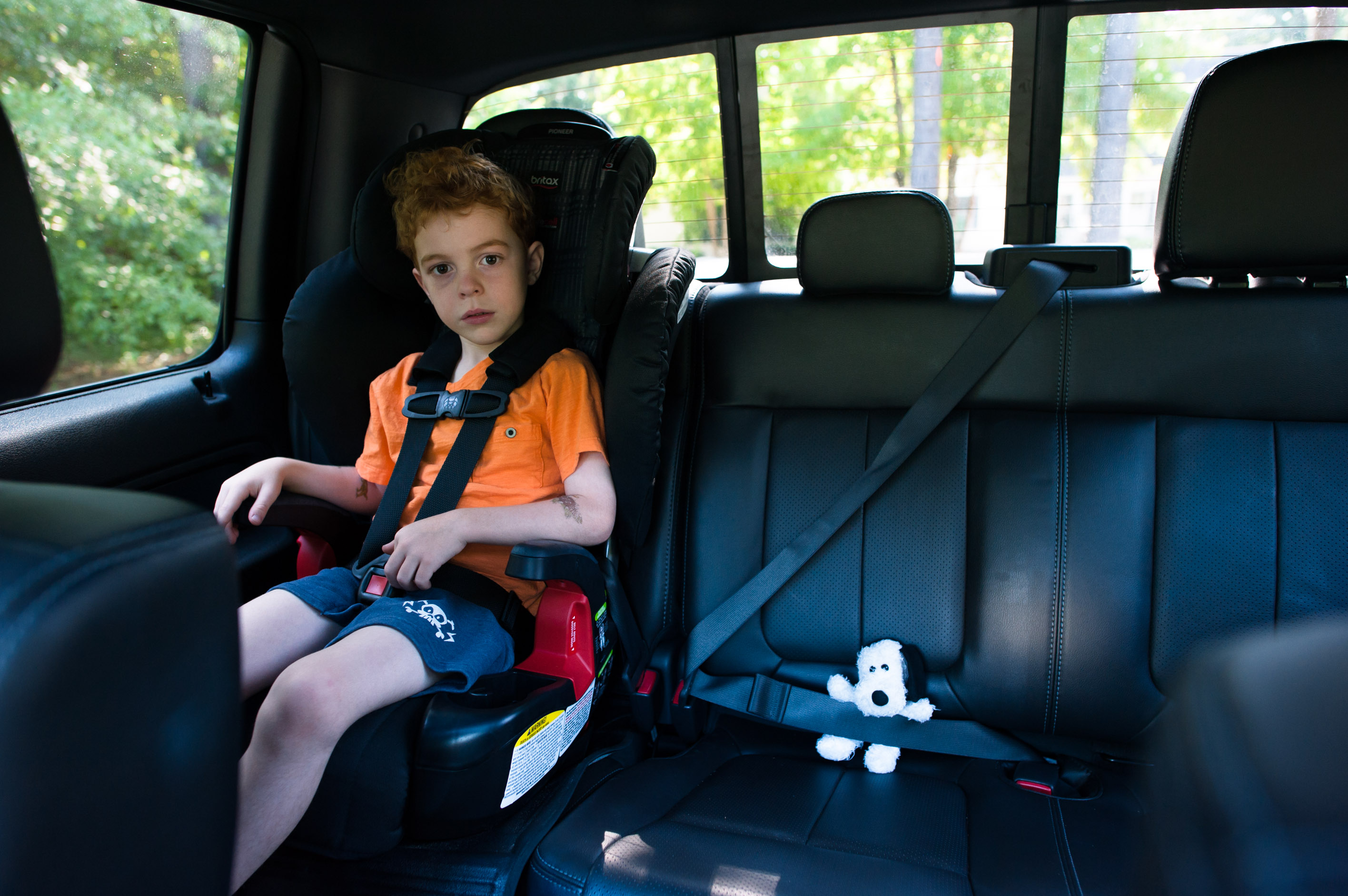 boy in carseat - Family documentary photography