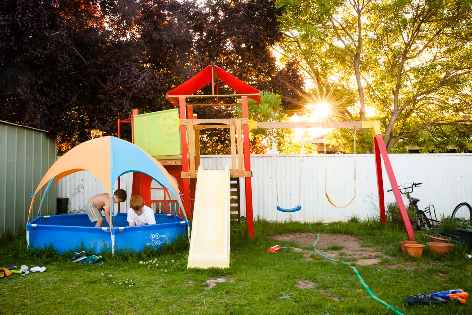 boys in sandbox - Family Documentary Photography