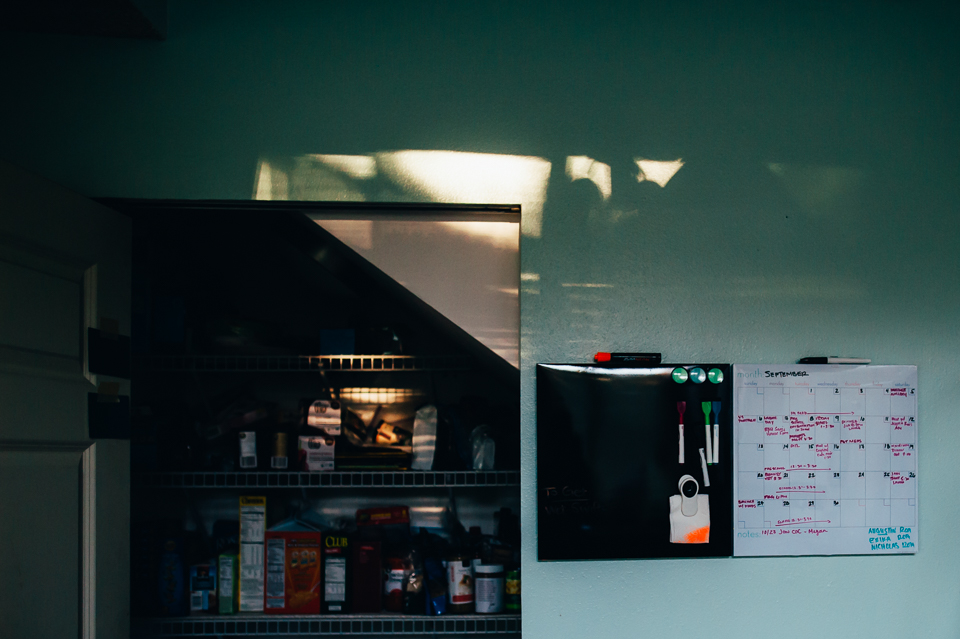 Sunlight on Pantry - Family Documentary Photography