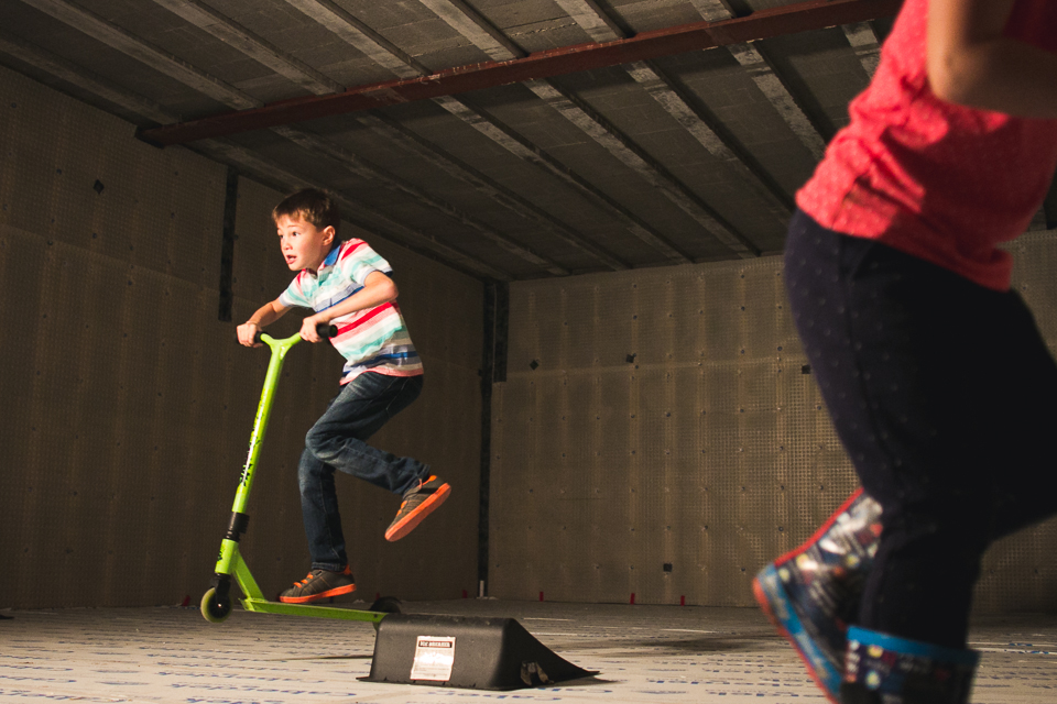 Boys on scooters - Family Documentary Photography