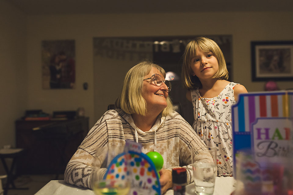 girl and grandmother - Family Documentary Photography