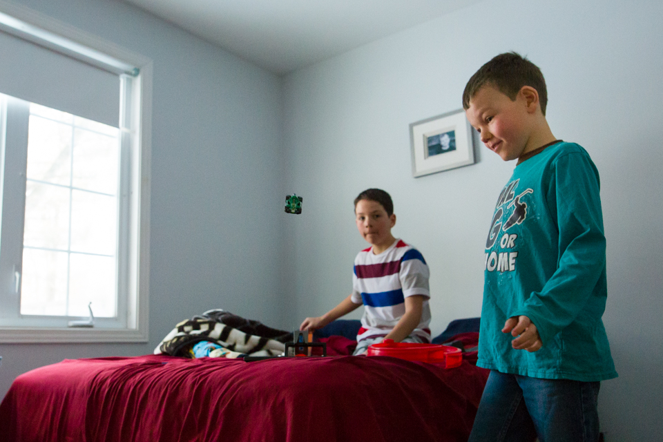 boys in bedroom - Documentary Family Photography