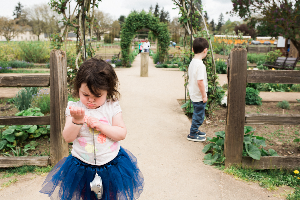 Children at gardens - Documentary Family Photography