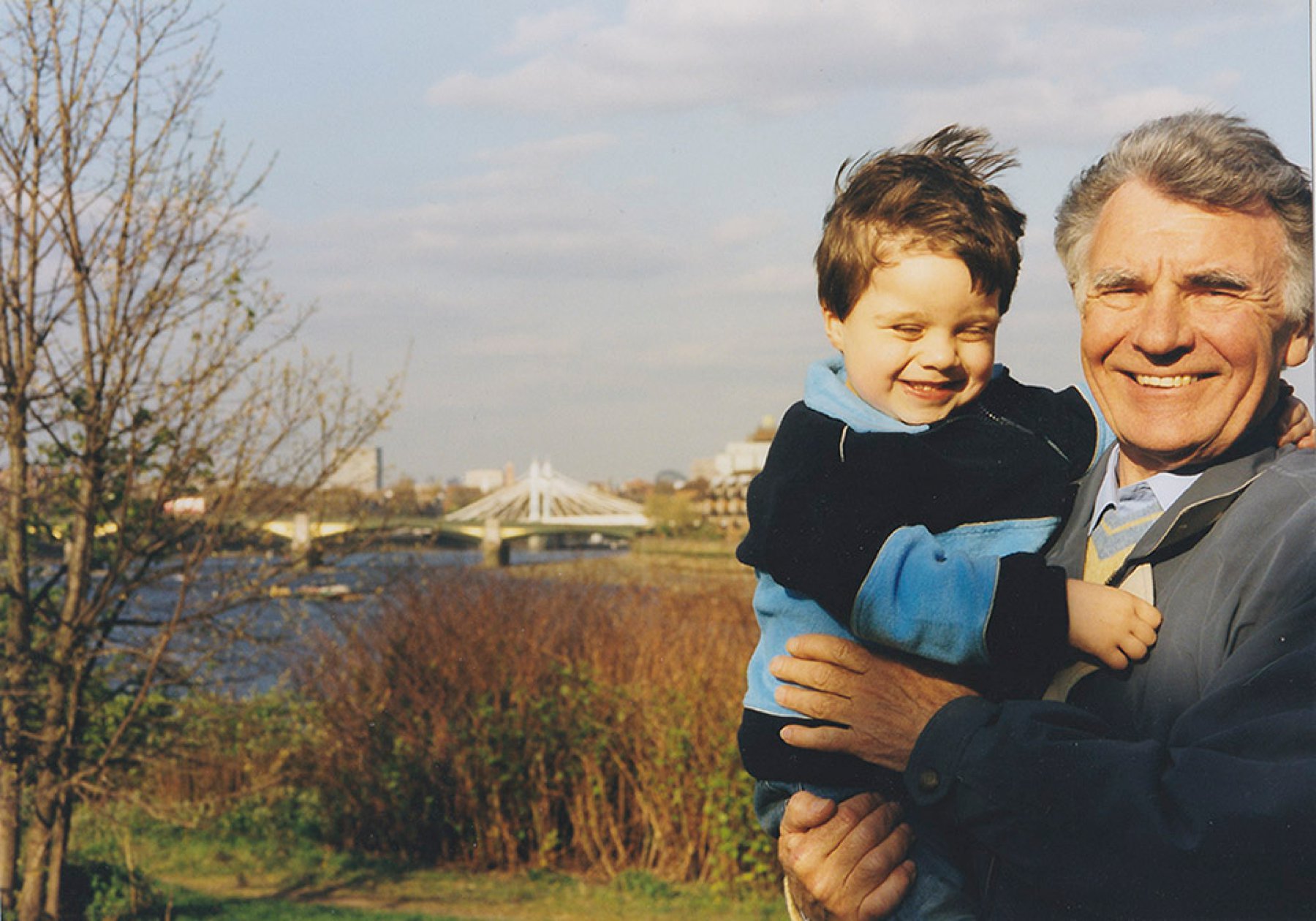 grandfather with grandchild - Documentary Family Photography