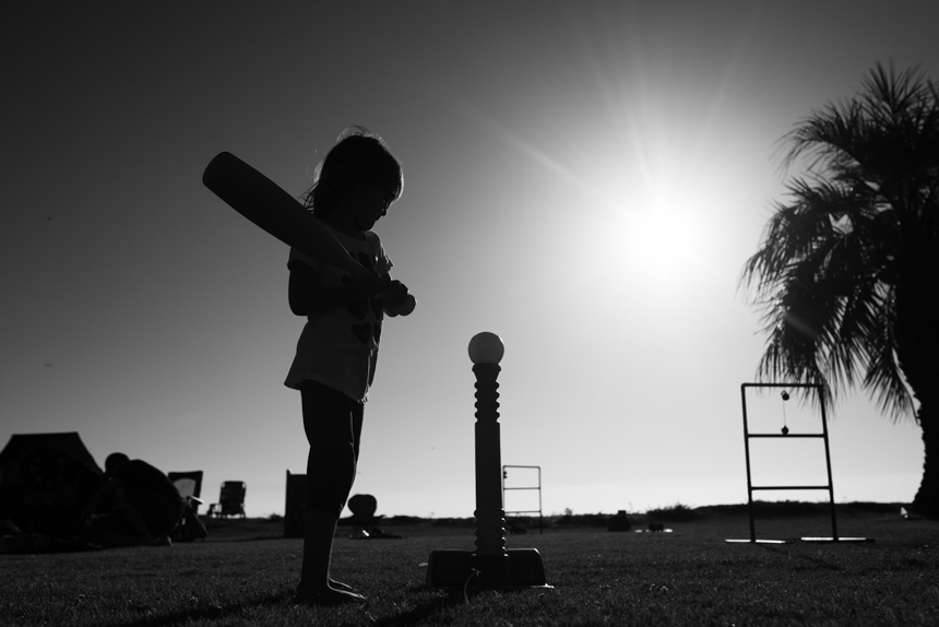 child at ball T - Documentary Family Photography