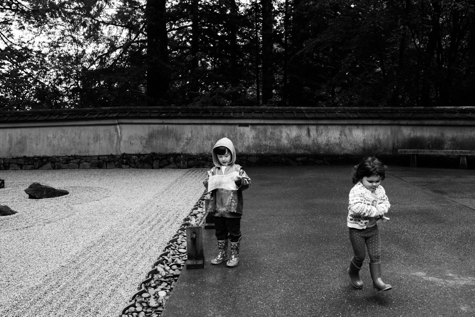 kids out side in galoshes - Documentary Family Photography