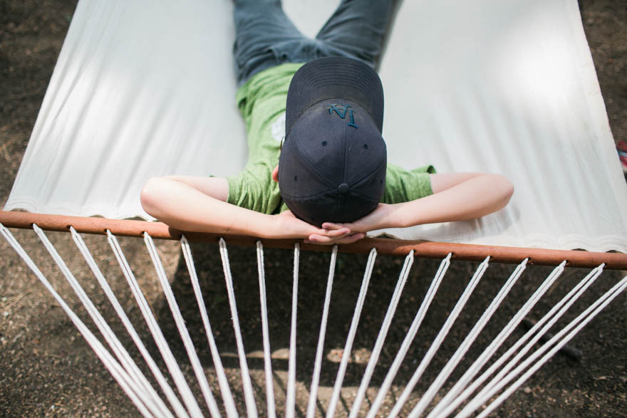 boy on hammock - Documentary Family Photography