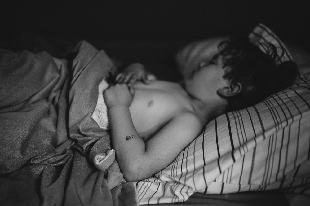 boy in bed - Documentary Family Photography