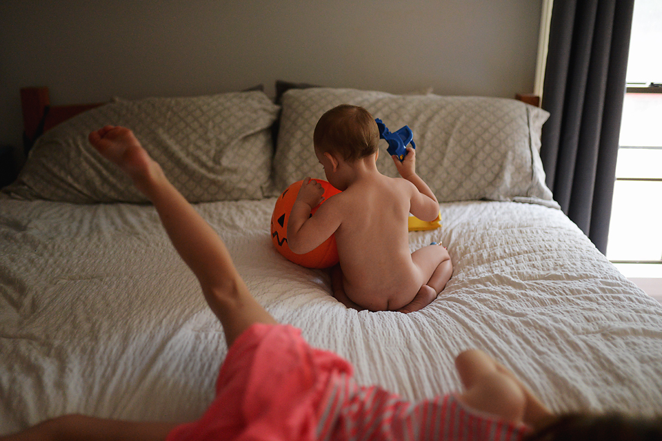 kids on bed - Documentary Family Photography