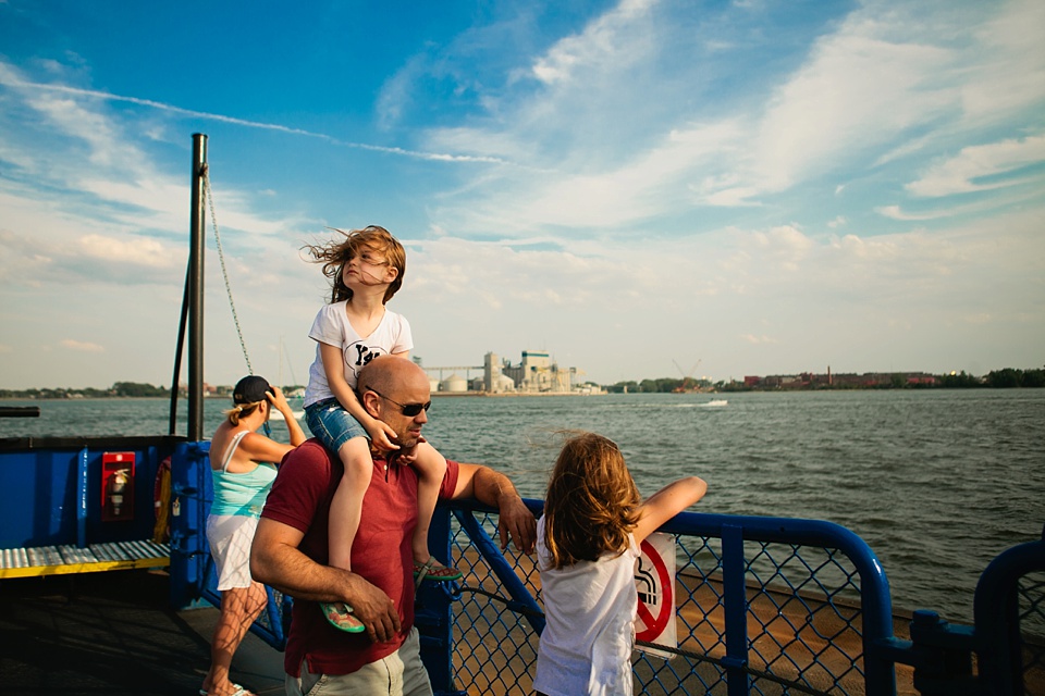 family at pier - Documentary Family Photography - Sham of the Perfect