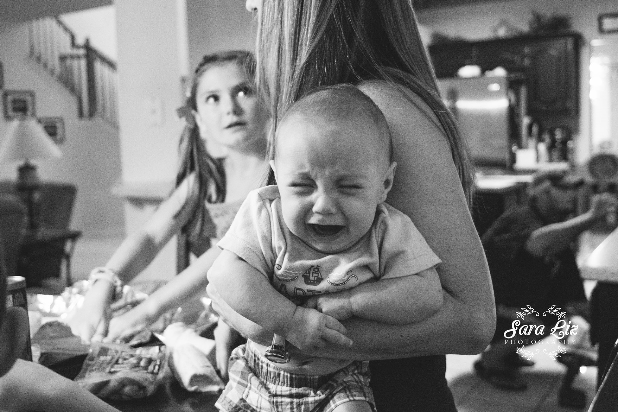 angry baby - Documentary Family Photography