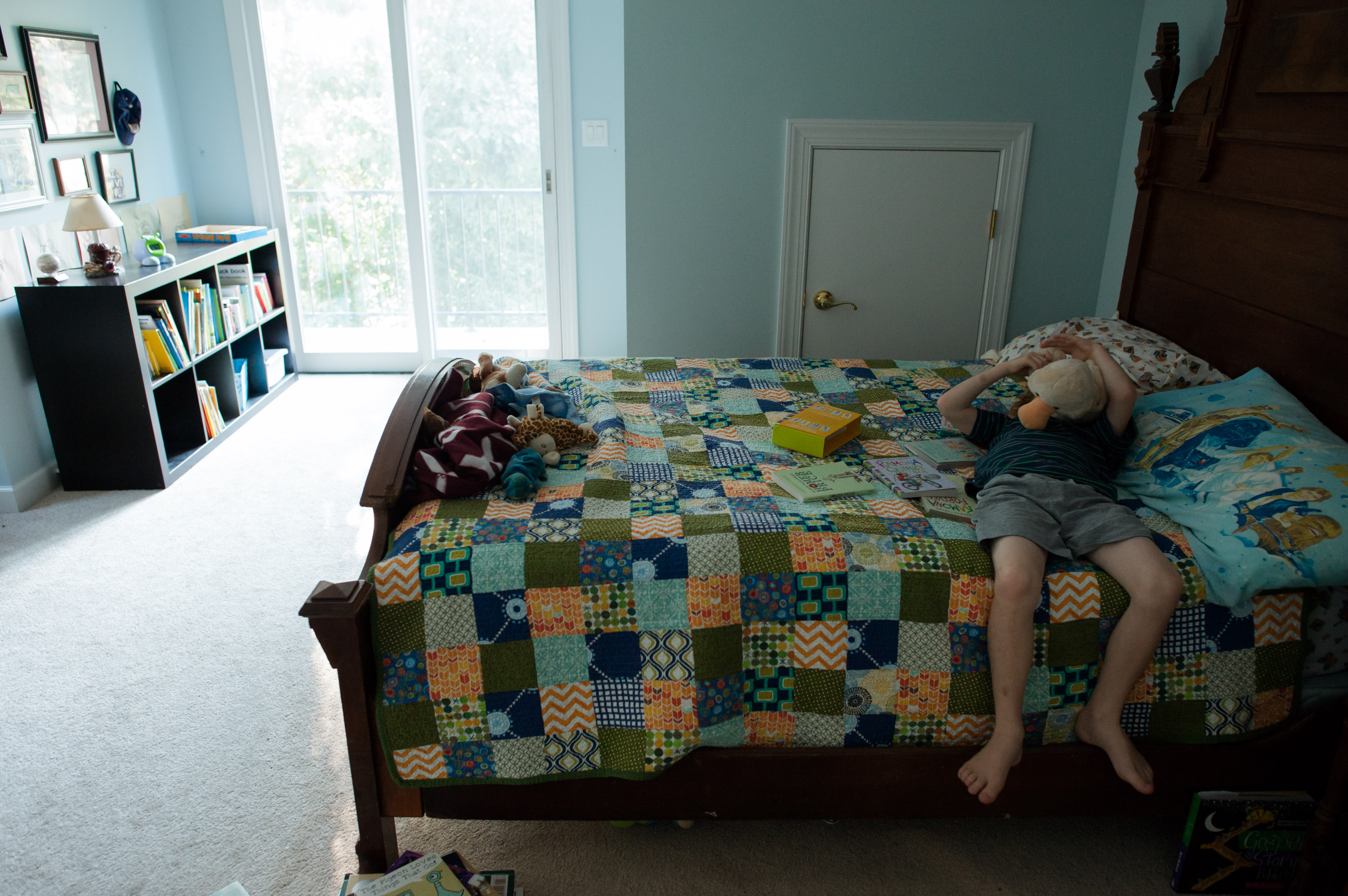 boy on bed - Documentary Family Photography