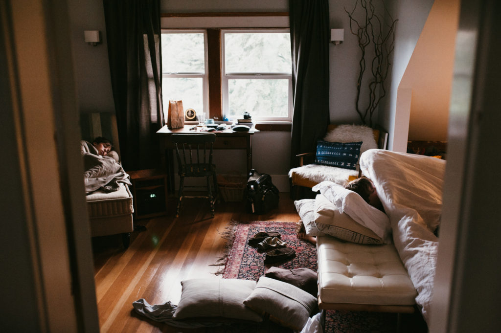 living room with cushions tossed everywhere - Documentary Family Photography