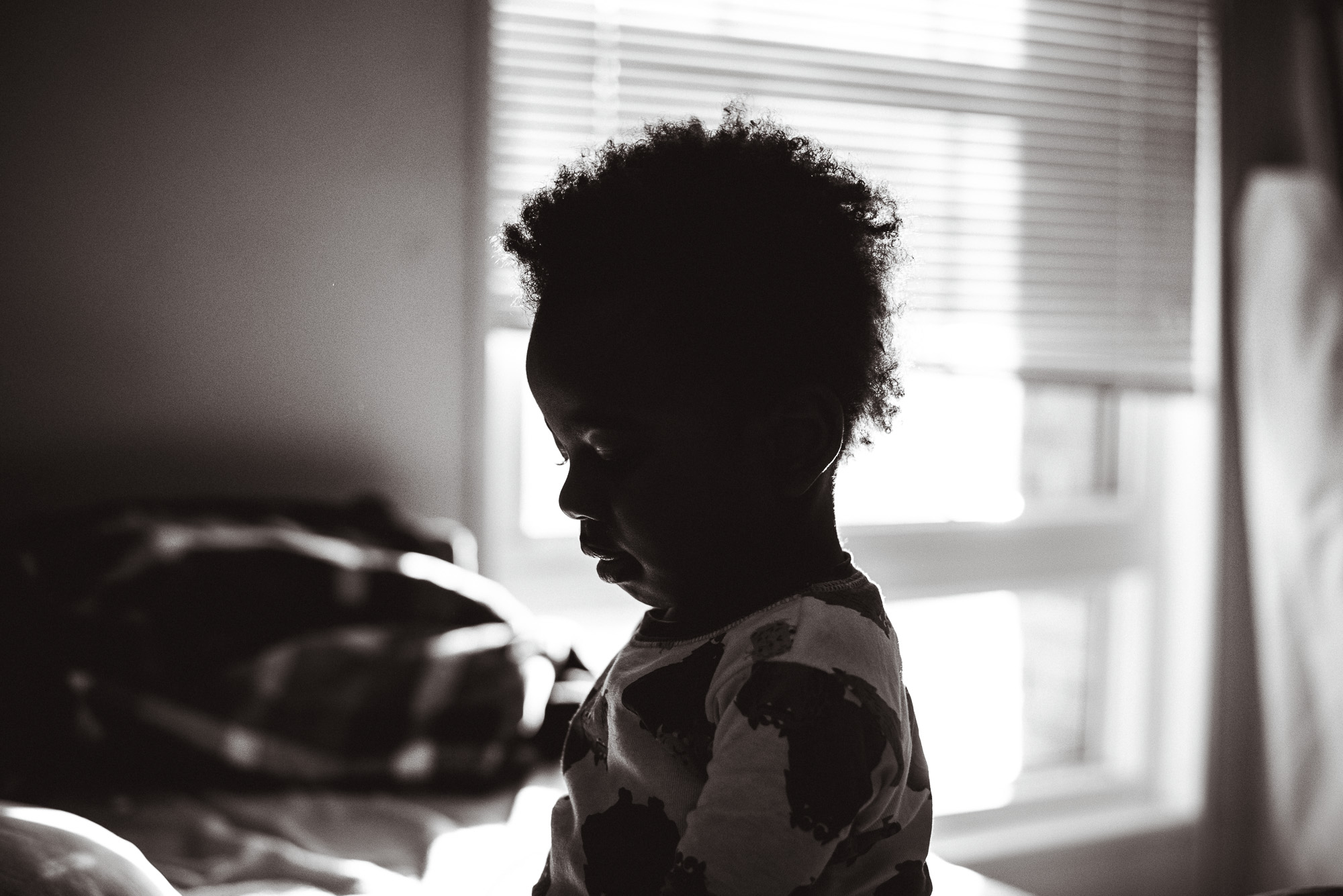 profile of boy - documentary family photography