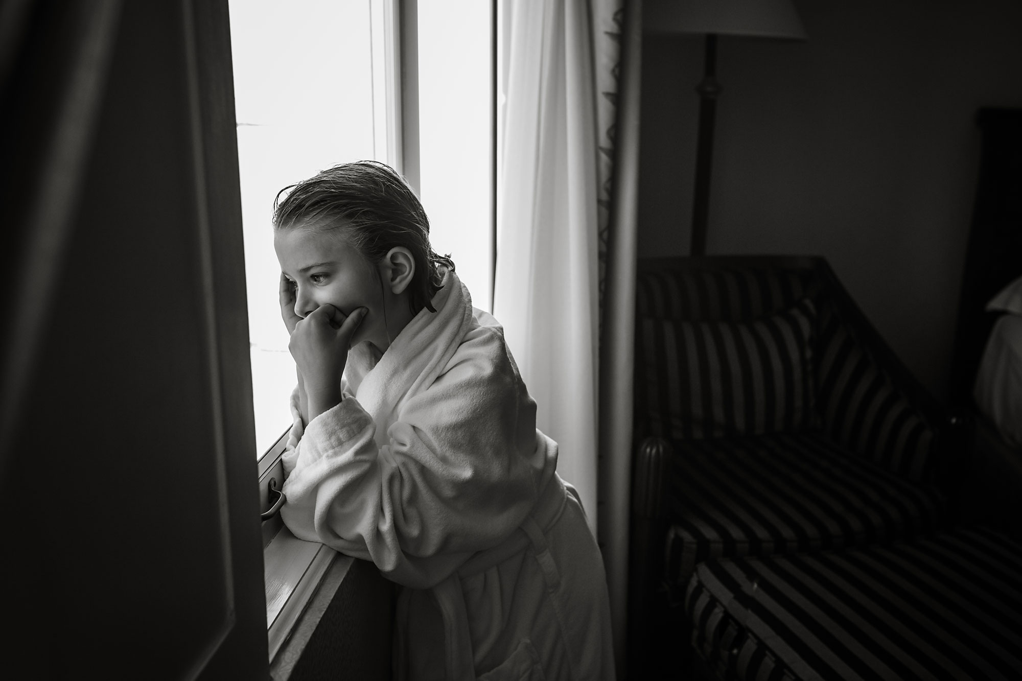 girl at window - Documentary Family Photography