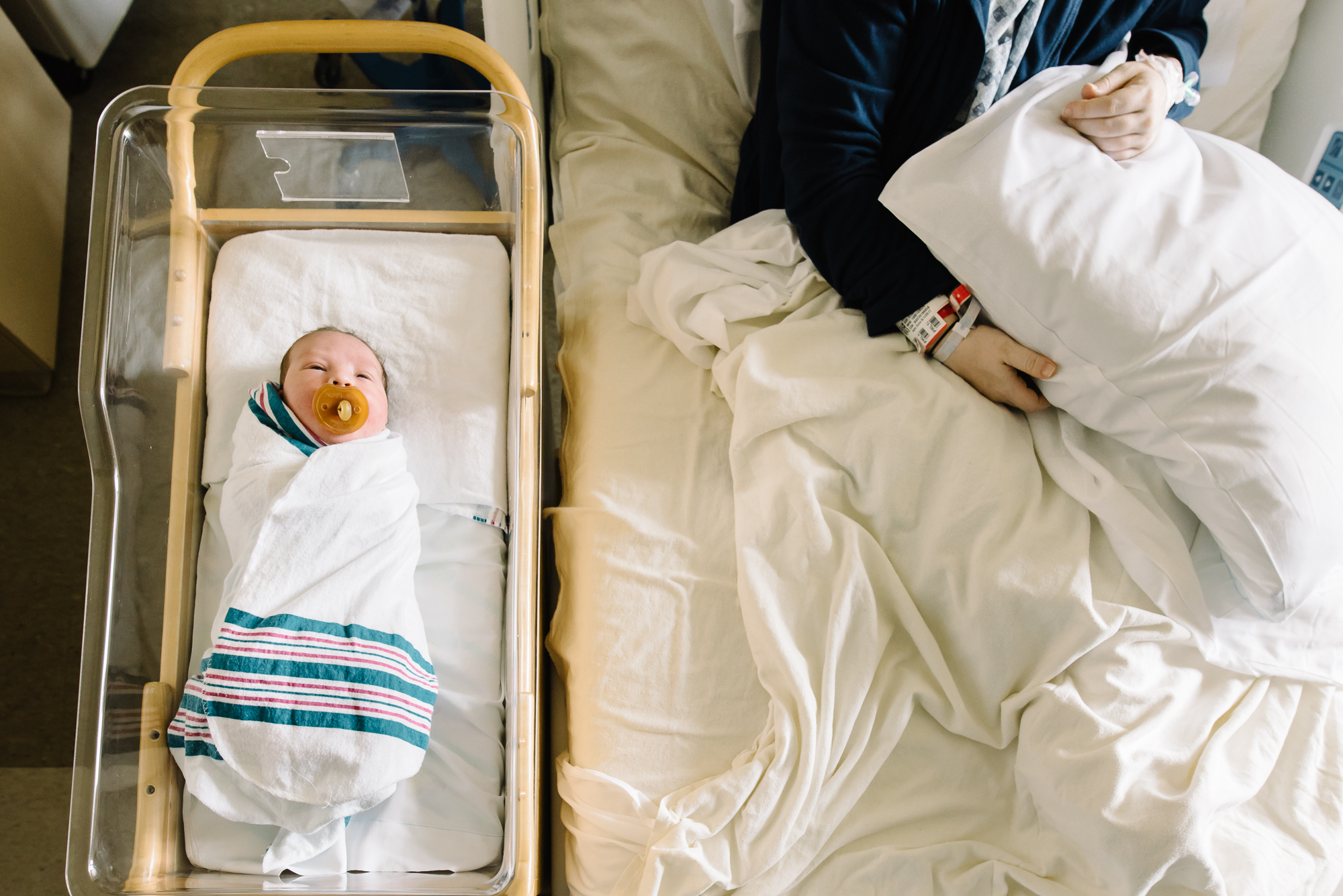 Erika Roa - Baby in hospital bassinet