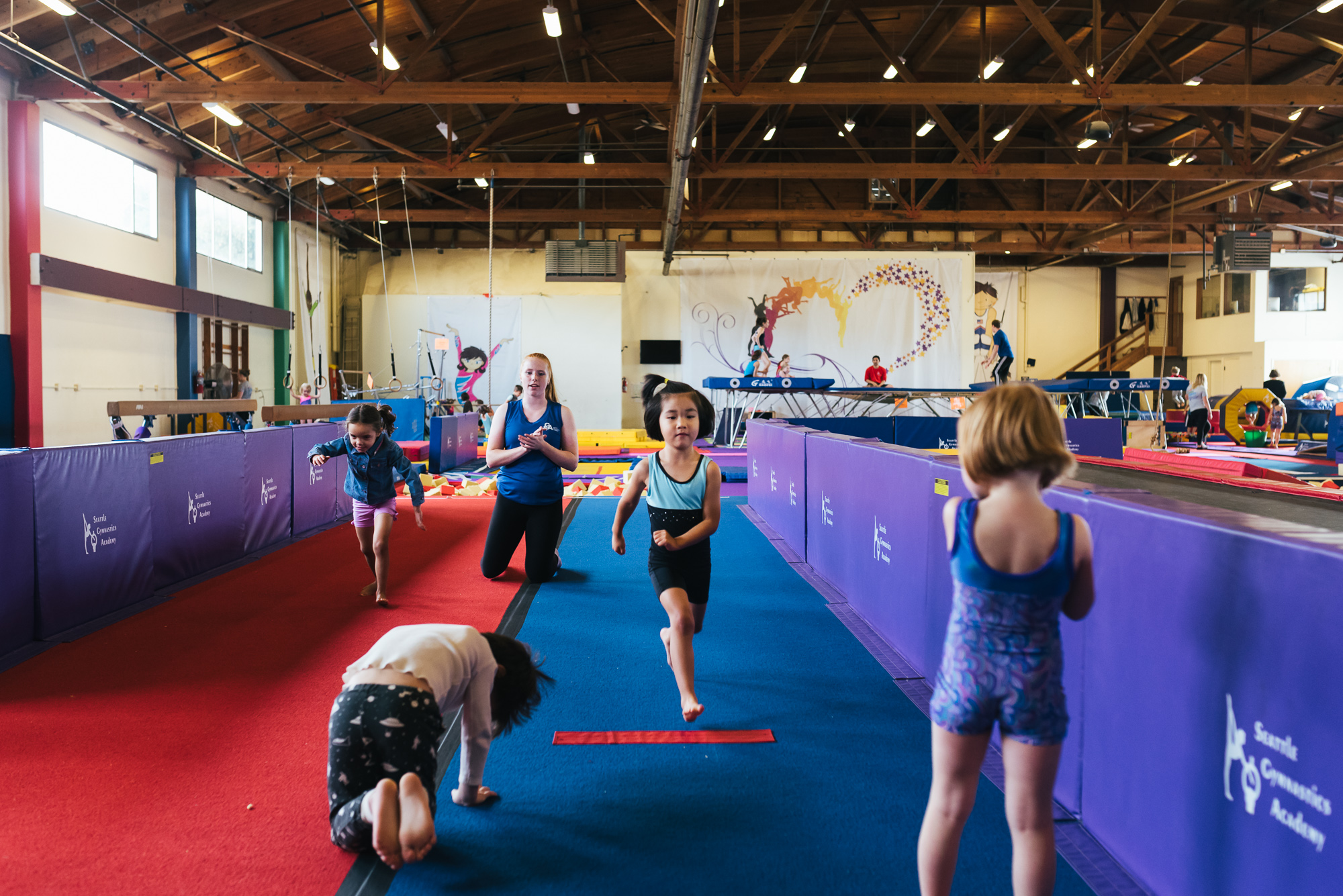 girl at gymastics -Documentary Family Photography