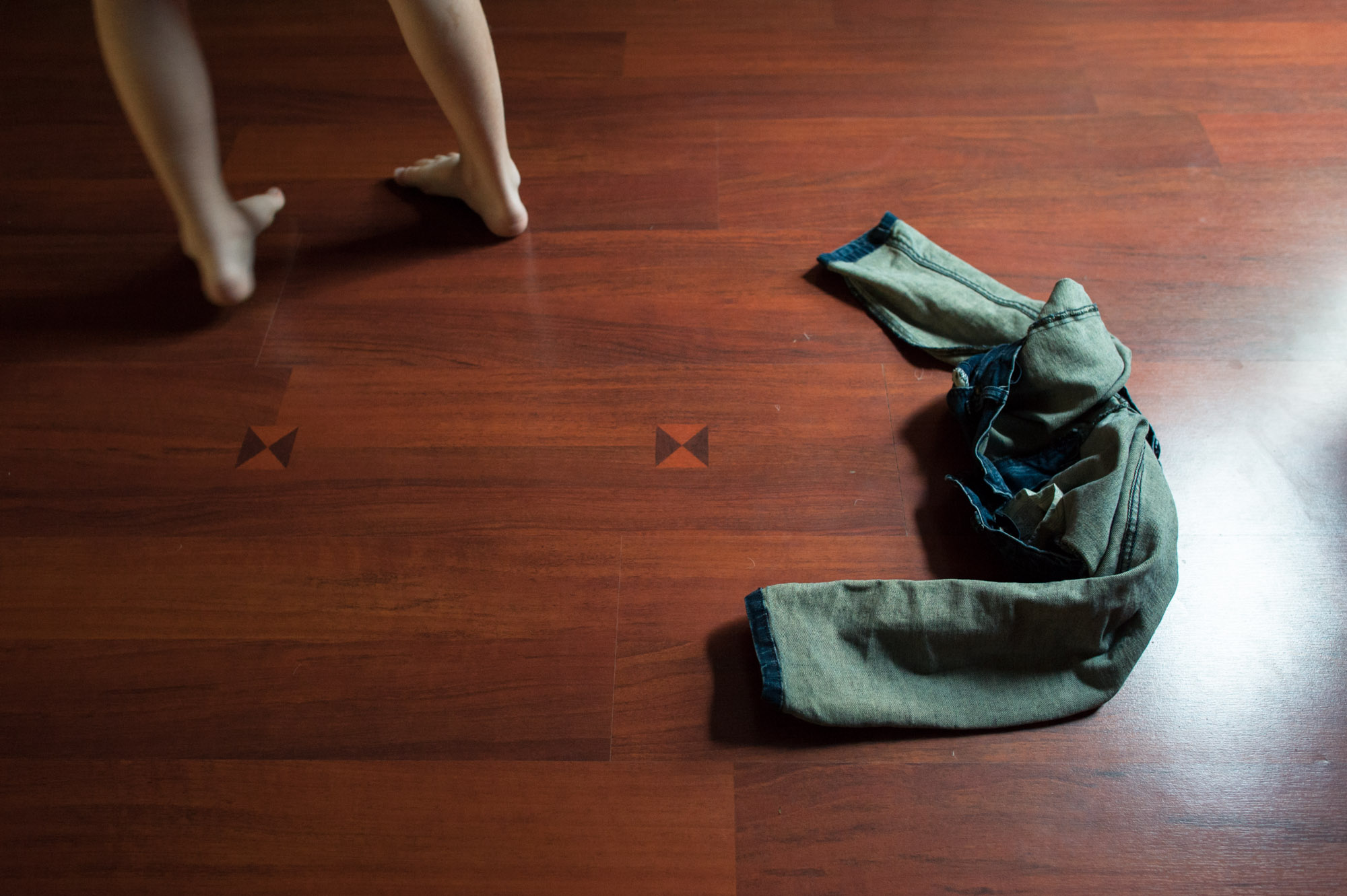 Pants on floor - Documentary Family Photography