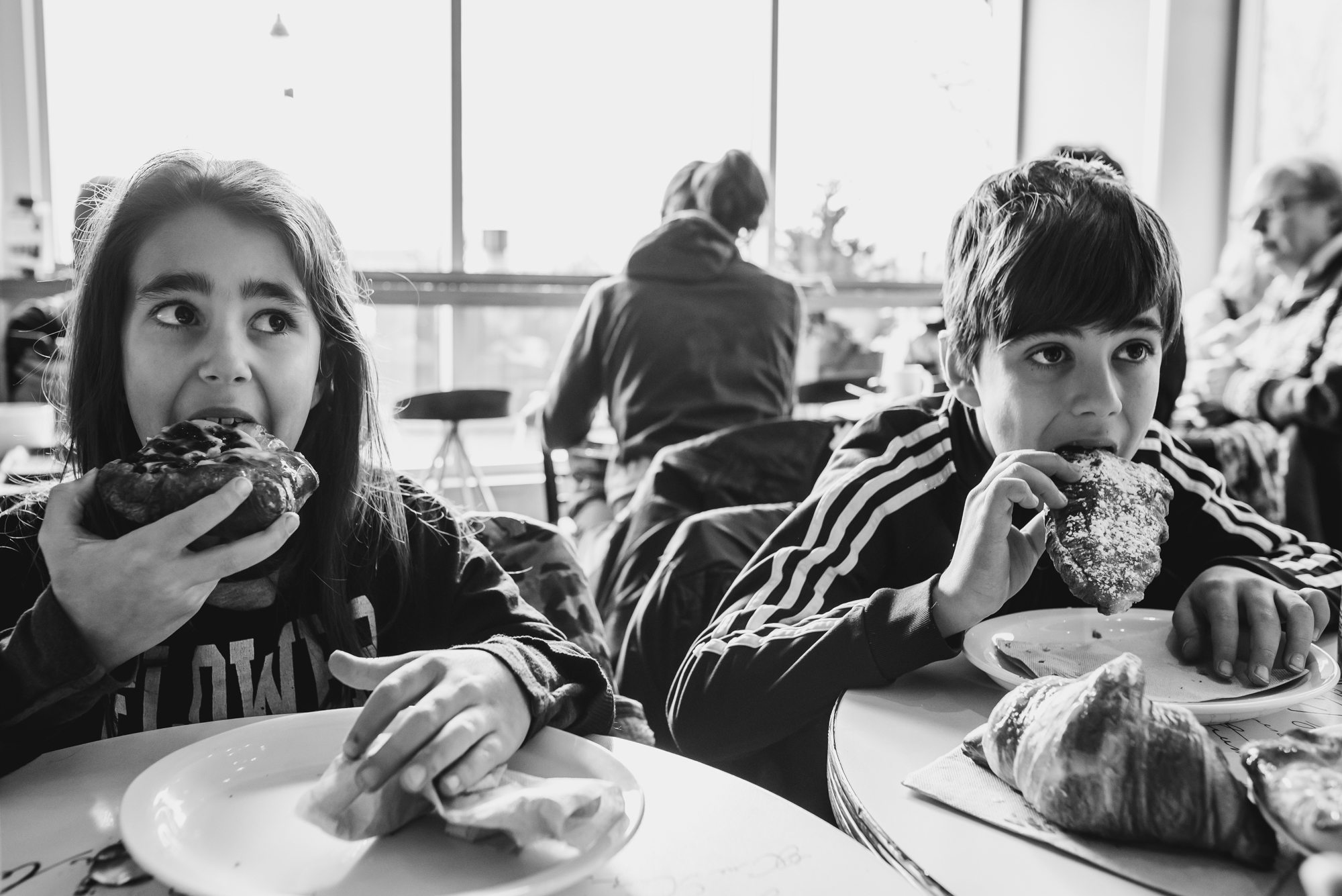 kids eating pastries - Documentary Family Photography