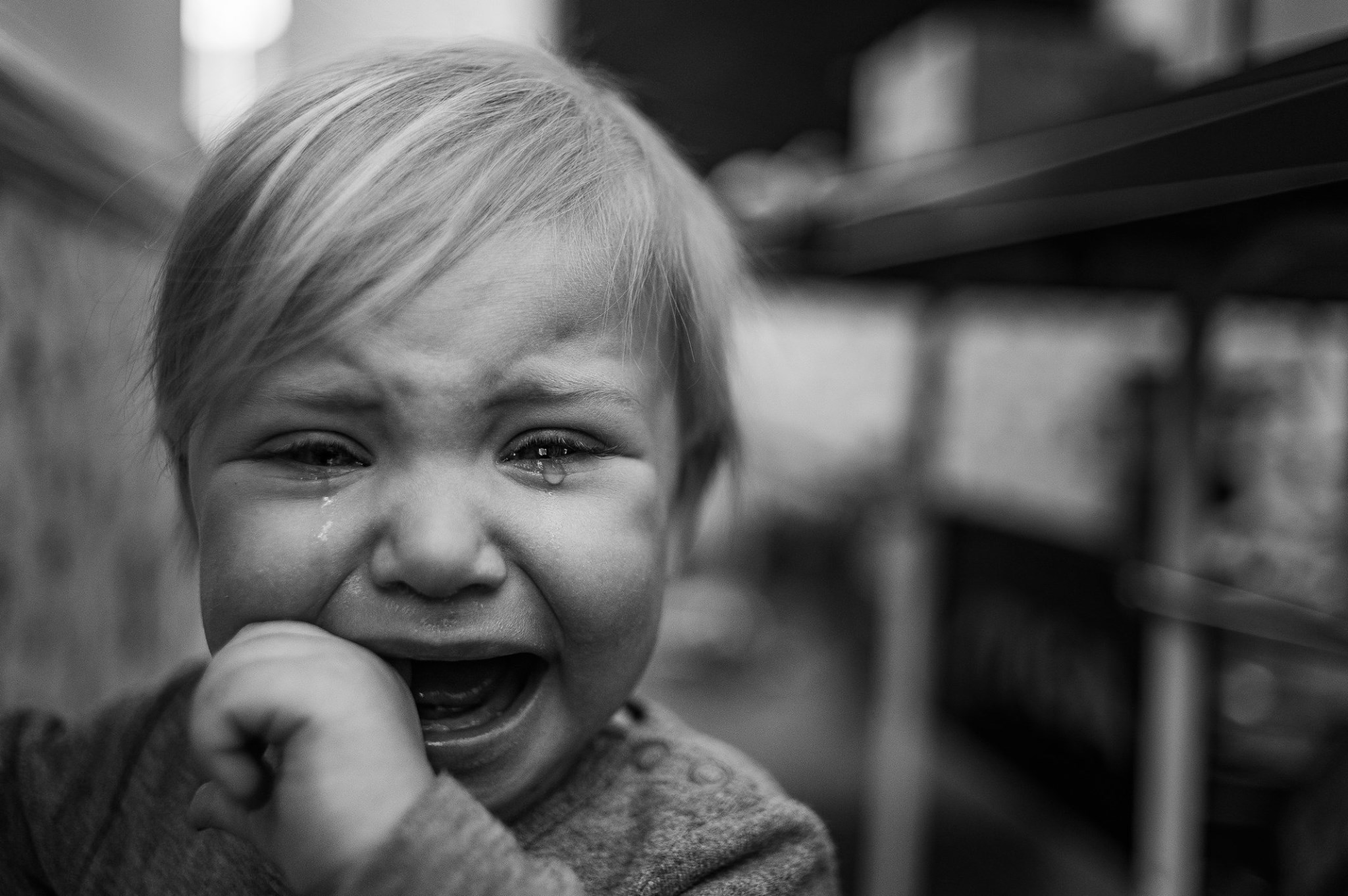 crying child - Documentary Family Photography