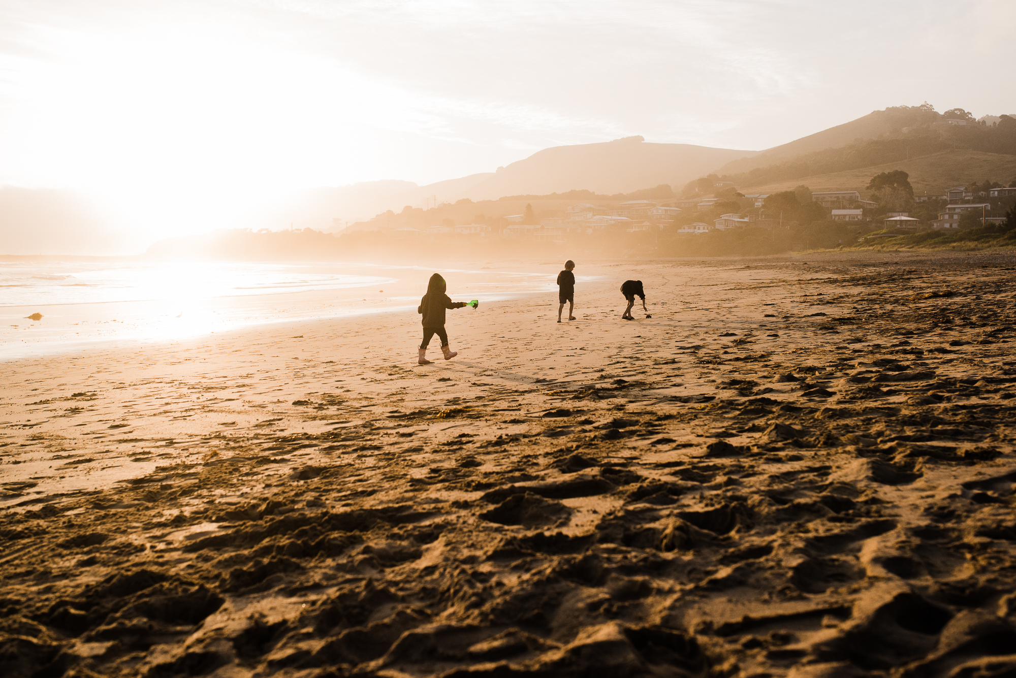 kids on beach - Documentary Family Photography