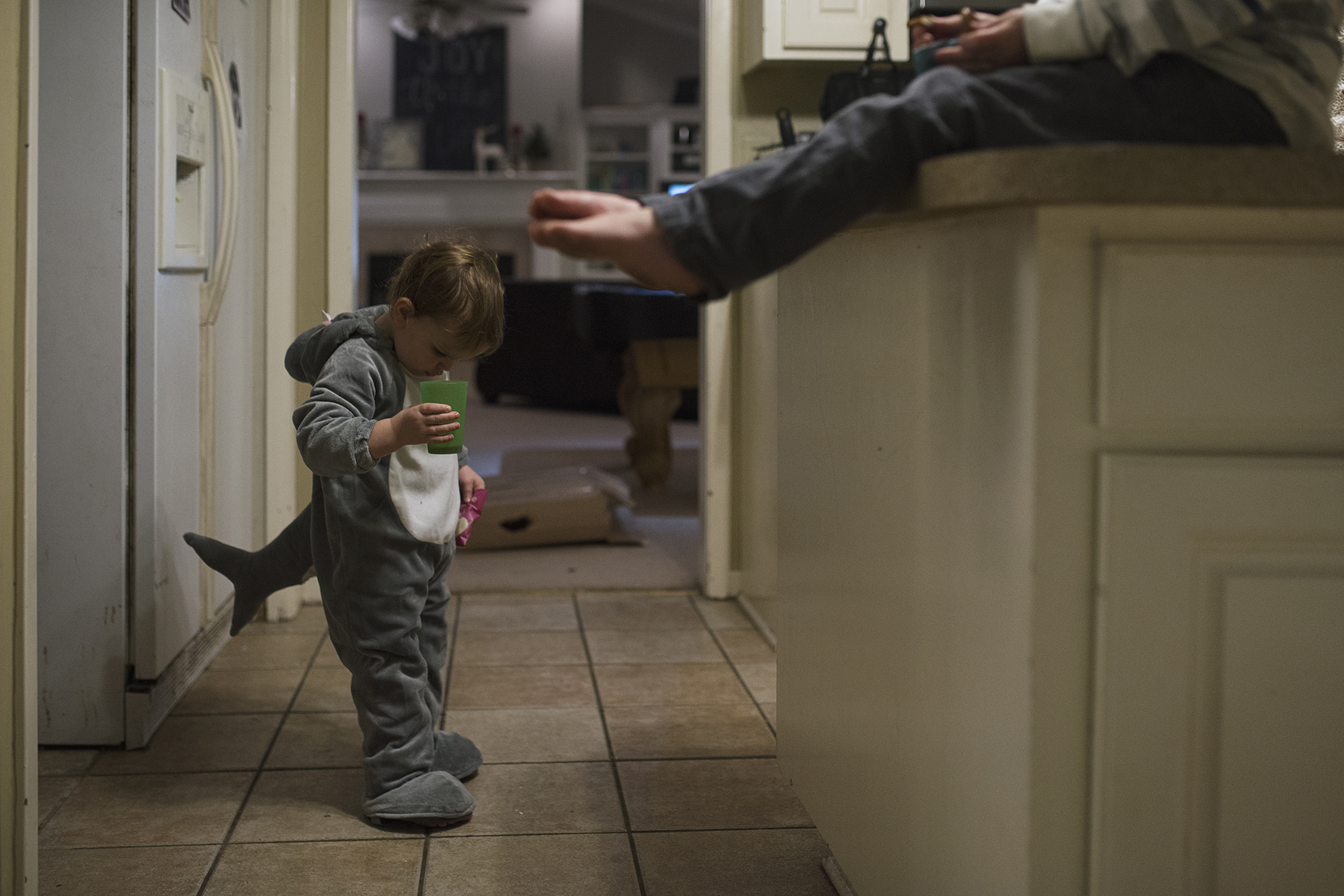 child in animal costume - Documentary Family Photography