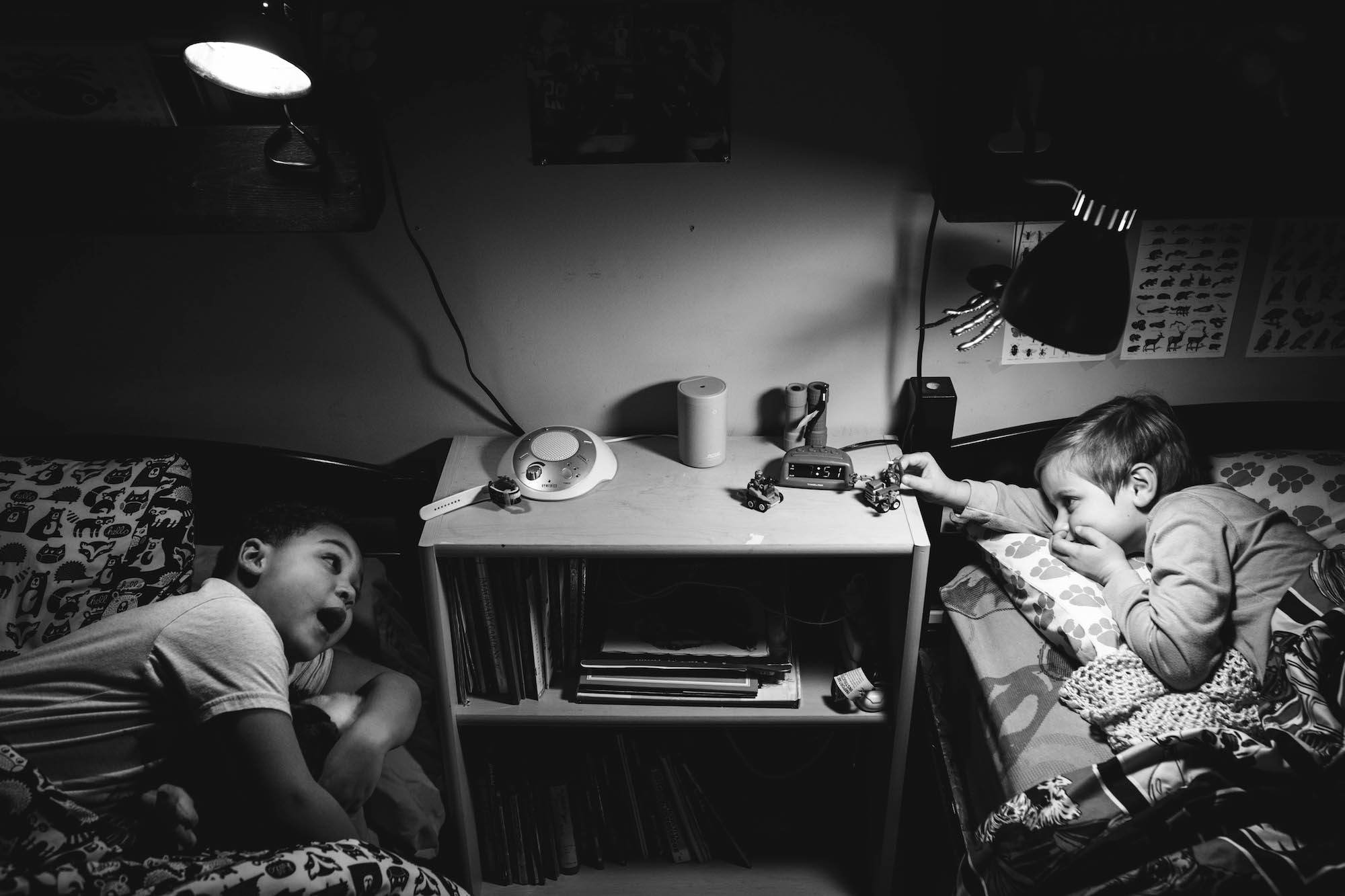 brothers in bed - Documentary Family Photography