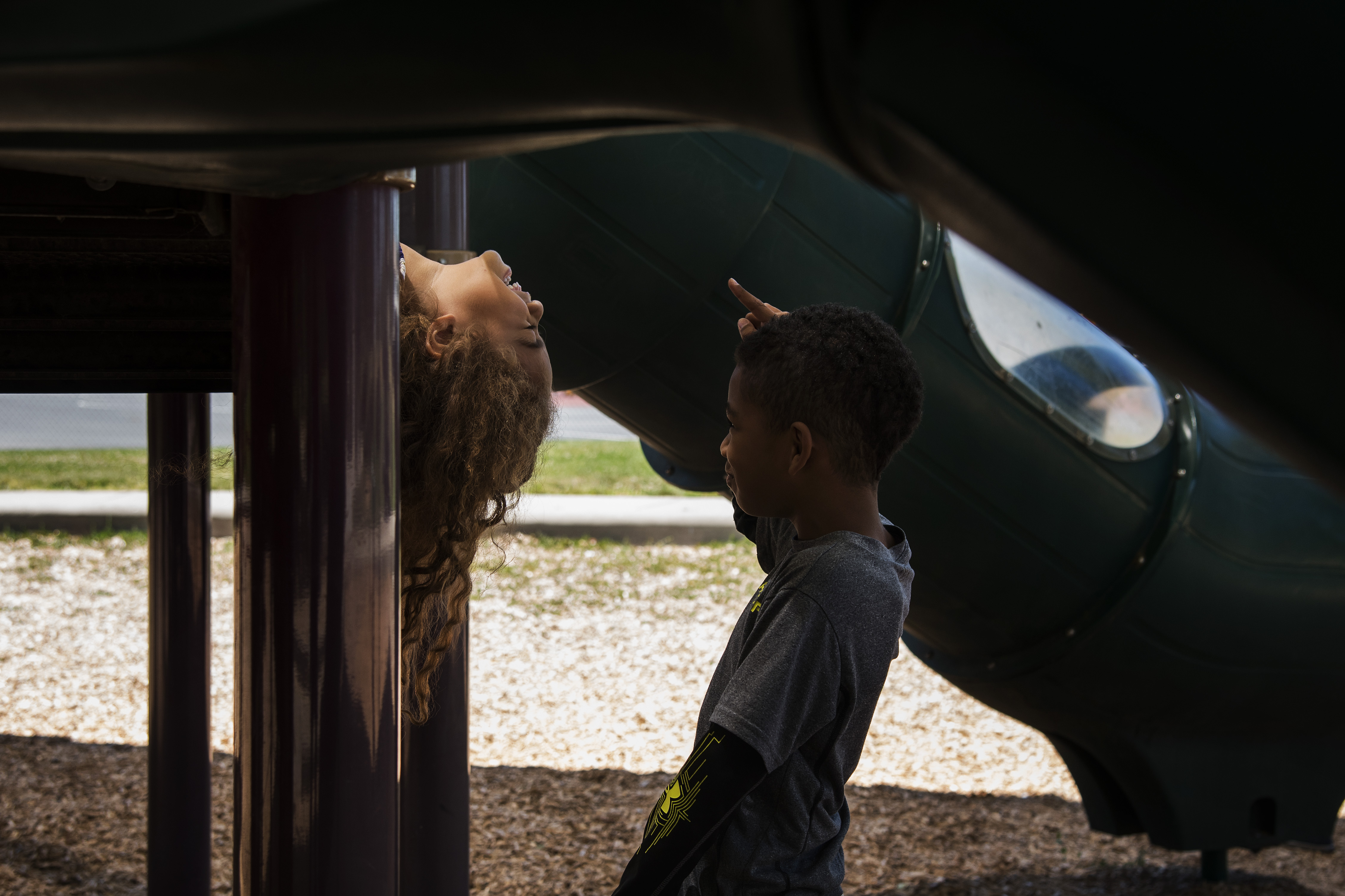 kids on playground - Documentary Family Photography