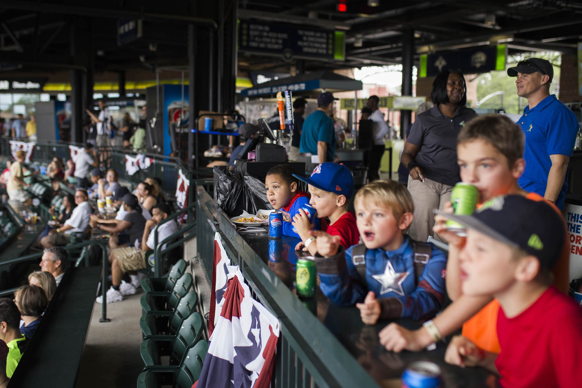 kids at ball game - documentary family photography