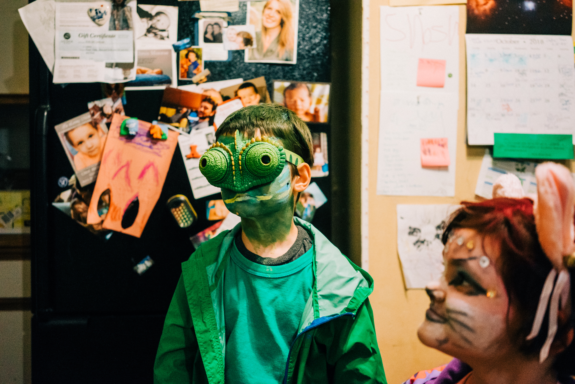 kids in costume - documentary family photography