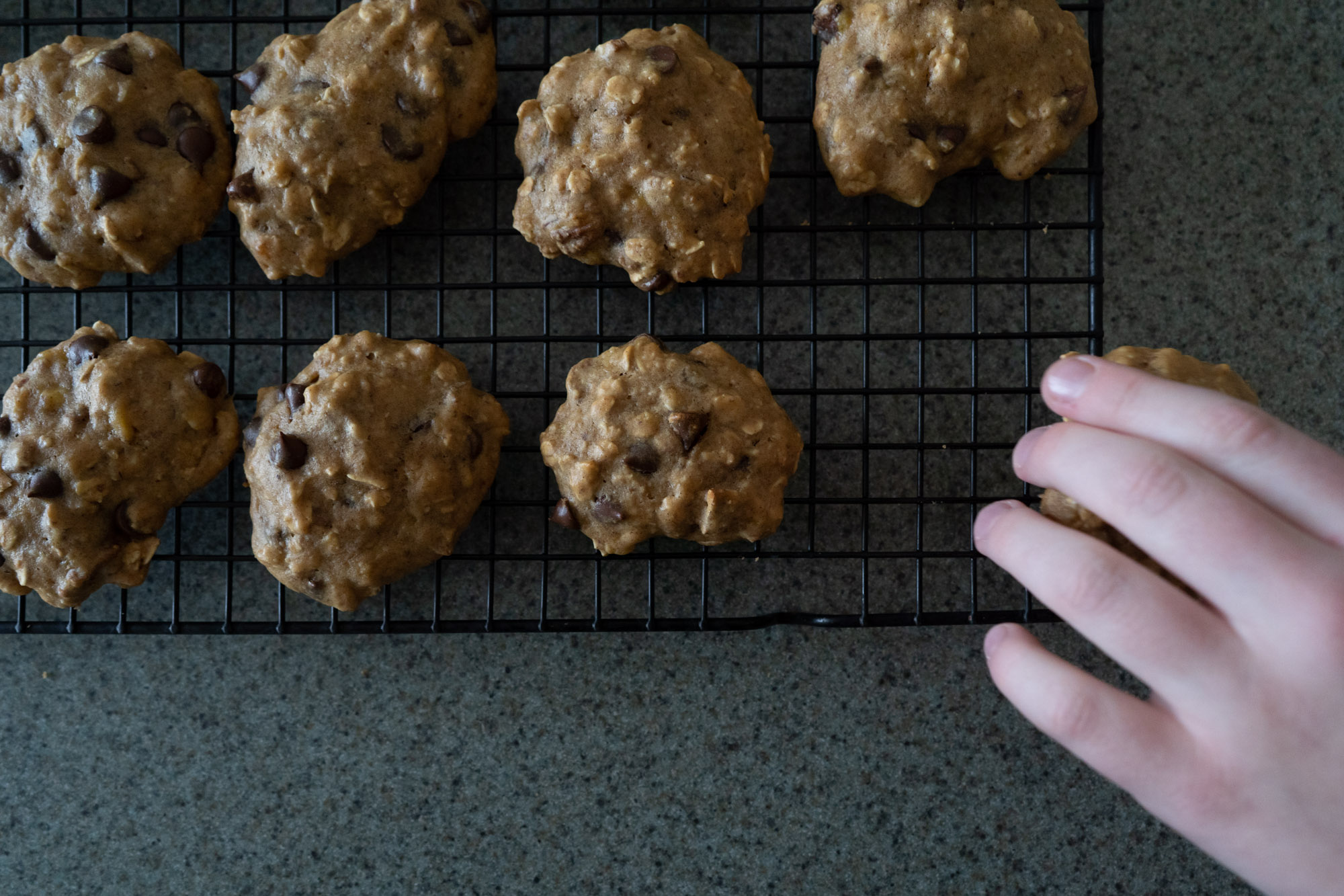 hand and cookies - documentary family photography