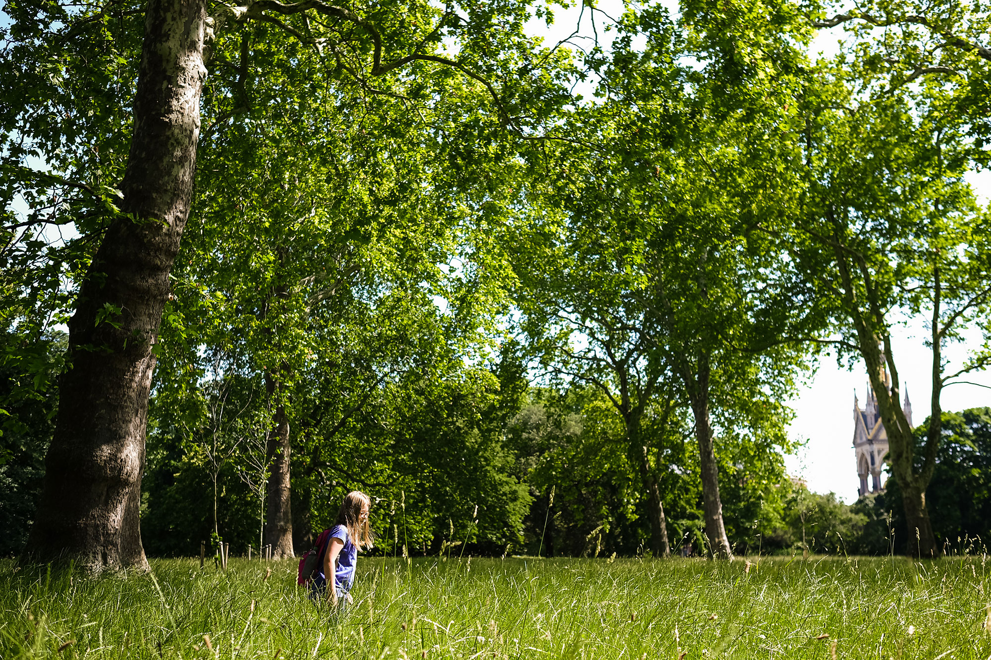 girl in field - Documentary family photography