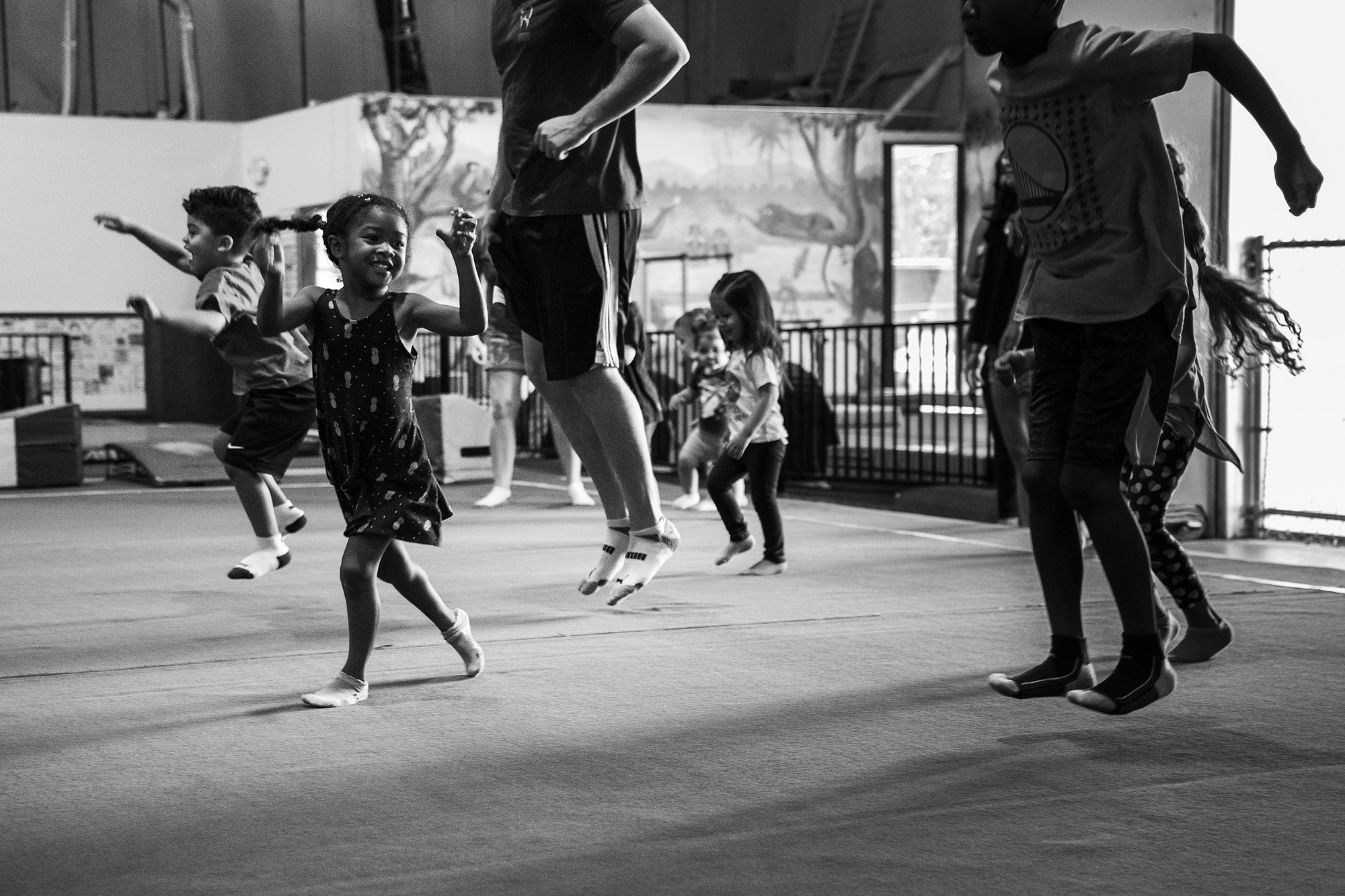 kids in dance class - documentary family photography