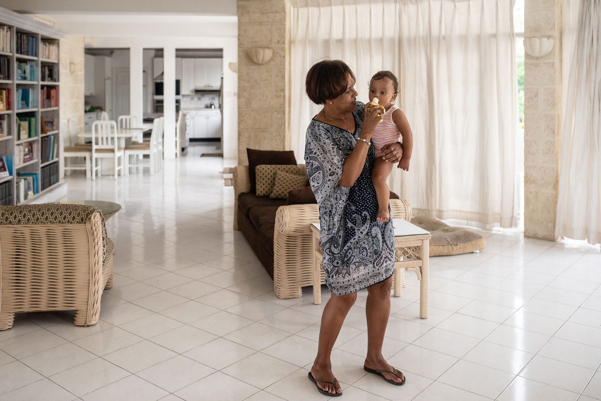 grandmother and baby - documentary family photography